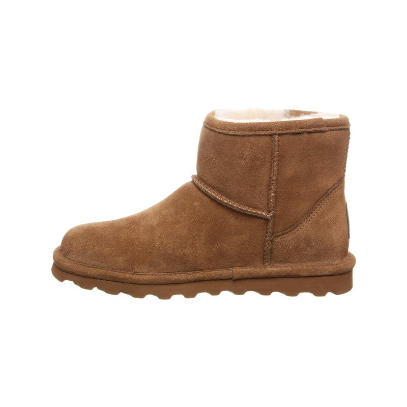 BEARPAW Alyssa Women's Slip-On Winter Boots Hickory Size 7 | Comfortable Ankle Boot | Casual Winter Shoes for Women - Image 5